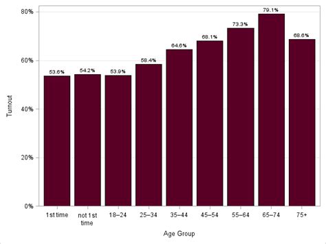 voter turnout by age group 2019